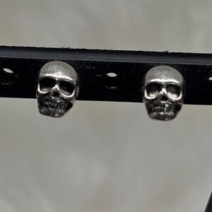 Skull Post Earrings